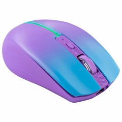 Мышь беспроводная бесшумная DEFENDER Mystery MM-301 LED, 5 кнопок + колесо-кнопка, фиолетовая, 52301 Мышь беспроводная бесшумная DEFENDER Mystery MM-301 LED, 5 кнопок + колесо-кнопка, фиолетовая, 52301 - фото 3