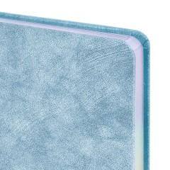 Ежедневник датированный 2026, А5, 138х213 мм, BRAUBERG "Ice", под кожу, голубой, 117389 - фото 4