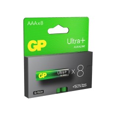 Батарейки КОМПЛЕКТ 8 шт., GP Ultra Plus G-Tech, AAA (LR03), алкалиновые, мизинчиковые, 24AUPA21-2CRB8 Батарейки КОМПЛЕКТ 8 шт., GP Ultra Plus G-Tech, AAA (LR03), алкалиновые, мизинчиковые, 24AUPA21-2CRB8 - фото 2