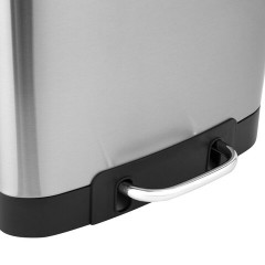 Ведро мусорное с педалью 12 л, крышка с доводчиком, стальное, БЕЗ ОТПЕЧАТКОВ, LAIMA ULTRA, 701568 - фото 6