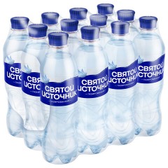 Вода ГАЗИРОВАННАЯ питьевая СВЯТОЙ ИСТОЧНИК 0,5 л - фото 4
