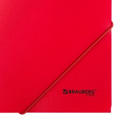Папка на резинках А4 BRAUBERG UNIVERSAL, красная, до 300 листов, 0,5 мм, 273039 - фото 5
