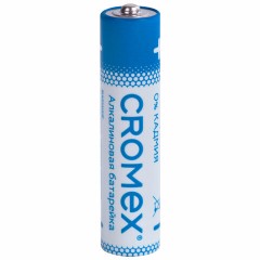 Батарейки алкалиновые "мизинчиковые" КОМПЛЕКТ 2 шт., CROMEX Alkaline, AAA (LR03, 24А), блистер, 457129 Батарейки алкалиновые "мизинчиковые" КОМПЛЕКТ 2 шт., CROMEX Alkaline, AAA (LR03, 24А), блистер, 457129 - фото 4