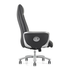 Кресло HAWASAN (ХАВАСАН) PREMIUM EX-800, до 200 кг, синхромеханизм, алюминий, экокожа, черное, 533234 - фото 4