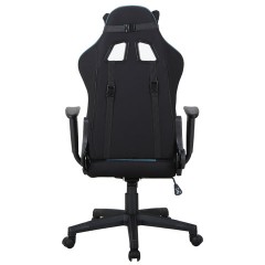 Кресло компьютерное BRABIX "GT Racer GM-100", две подушки, ткань, черное/голубое, 531818 Кресло компьютерное BRABIX "GT Racer GM-100", две подушки, ткань, черное/голубое, 531818 - фото 8