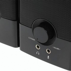 Колонки компьютерные SVEN SPS-603, 2.0, 2х3 Вт, дерево, черные, SV-015183 Колонки компьютерные SVEN SPS-603, 2.0, 2х3 Вт, дерево, черные, SV-015183 - фото 6