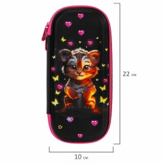 Пенал ЮНЛАНДИЯ, 1 отделение, 1 откидная планка, карман, EVA покрытие soft-touch, 22х10х5 см, "Tiger cub", 273185 Пенал ЮНЛАНДИЯ, 1 отделение, 1 откидная планка, карман, EVA покрытие soft-touch, 22х10х5 см, "Tiger cub", 273185 - фото 7