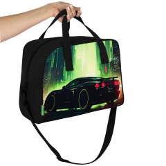 Сумка для занятий BRAUBERG KIDS с ручками, с плечевым ремнем, подкладка, 35x25x15 см, "Зеленый город", 274630 - фото 4