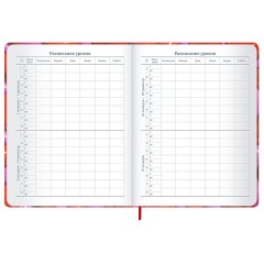 Дневник 1-11 класс 48 л., твердый, BRAUBERG, матовая ламинация, резинка, закладка-ляссе, с подсказом, "Сердечки", 107241 - фото 10