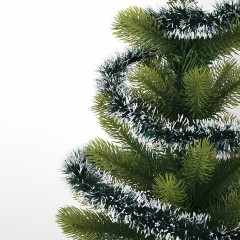 Мишура КОМПЛЕКТ 4 штуки + 1 в подарок!, диаметр 50 мм, длина 2 м, зеленая с белыми кончиками, 592215 Мишура КОМПЛЕКТ 4 штуки + 1 в подарок!, диаметр 50 мм, длина 2 м, зеленая с белыми кончиками, 592215 - фото 5