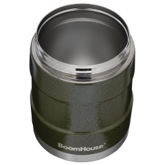 Термос 1,2 л для еды/напитков с широким горлом, BOOMHOUSE (БУМХАУС) RIBBED, контейнер, нержавеющая сталь SUS304, 700323 - фото 5