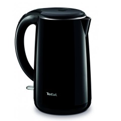 Чайник TEFAL KO260830, 1,7 л, 2150 Вт, закрытый нагревательный элемент, двойные стенки, пластик, черный, 7211002465 Чайник TEFAL KO260830, 1,7 л, 2150 Вт, закрытый нагревательный элемент, двойные стенки, пластик, черный, 7211002465 - фото 2