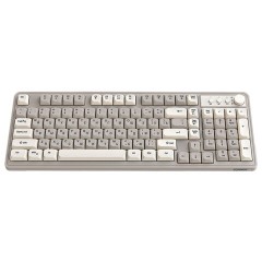 Клавиатура проводная USB, 102+98 клавиш, LED-подсветка, SONNEN K620, слоновая кость / серая, 513950 - фото 9