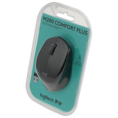 Мышь беспроводная LOGITECH M280, 2 кнопки + 1 колесо-кнопка, оптическая, черная - фото 5