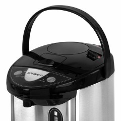 Термопот SONNEN TP-38, 4 л, 900 Вт, 1 температурный режим, 3 режима подачи воды, сталь, черный/серебро, 456710 Термопот SONNEN TP-38, 4 л, 900 Вт, 1 температурный режим, 3 режима подачи воды, сталь, черный/серебро, 456710 - фото 4
