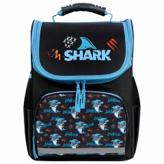 Ранец ПИФАГОР BASIC, 1 отделение, 3 кармана, эргономичная спинка, "Angry shark", 35х28х18 см, 272044 Ранец ПИФАГОР BASIC, 1 отделение, 3 кармана, эргономичная спинка, "Angry shark", 35х28х18 см, 272044 - фото 2