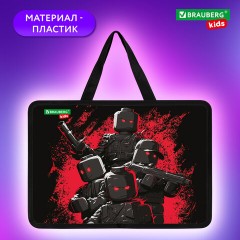Папка на молнии с ручками BRAUBERG KIDS А4, 1 отделение, пластик, 100 мм, "Terrible fighters", 273377 Папка на молнии с ручками BRAUBERG KIDS А4, 1 отделение, пластик, 100 мм, "Terrible fighters", 273377 - фото 8