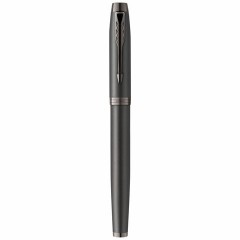 Ручка перьевая PARKER "IM Professionals Monochrome Titanium", темно-серый лак, сталь, синяя, 2172959 Ручка перьевая PARKER "IM Professionals Monochrome Titanium", темно-серый лак, сталь, синяя, 2172959 - фото 3