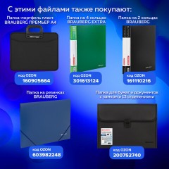 Папки-файлы перфорированные А4 BRAUBERG "EXTRA 700", КОМПЛЕКТ 50 шт., матовые, ПЛОТНЫЕ, 70 мкм, 229667 - фото 10