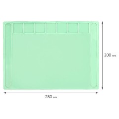 Доска для лепки А4, 280х200 мм, BRAUBERG KIDS, пастельные цвета, ассорти, 7 отделений, 274255 - фото 5