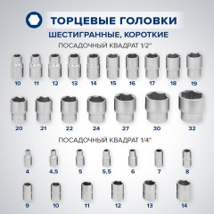 Набор инструментов для автомобиля, 108 предметов, пластиковый кейс, RABBITEX (РАББИТЕКС), 671339 - фото 22