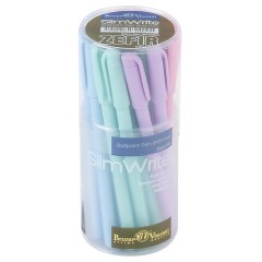 Ручка шариковая BRUNO VISCONTI "SlimWrite", "Zefir", СИНЯЯ, корпус ассорти, узел 0,5 мм, линия письма 0,3 мм, 20-0204 Ручка шариковая BRUNO VISCONTI "SlimWrite", "Zefir", СИНЯЯ, корпус ассорти, узел 0,5 мм, линия письма 0,3 мм, 20-0204 - фото 18