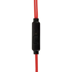 Наушники проводные внутриканальные с микрофоном SONNEN EP-H47RB, 1,1 м, красные/черные, 514129 - фото 8