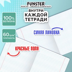 Тетради предметные, КОМПЛЕКТ 12 ПРЕДМЕТОВ, 48 л., TWIN-лак, FUNSTER (ФАНСТЕР), МЕМНЫЕ КОТЫ, 405604 - фото 21