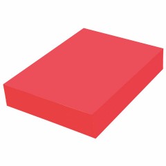 Бумага цветная DOUBLE A, А4, 80 г/м2, 500 л., интенсив, красная Бумага цветная DOUBLE A, А4, 80 г/м2, 500 л., интенсив, красная - фото 2
