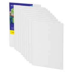 Холсты на картоне НАБОР 10 штук (20х30 см), хлопок, грунт, 280 г/м2, BRAUBERG ART CLASSIC, 192659, 192658 - фото 6
