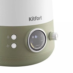 Увлажнитель воздуха KITFORT КТ-2896, объем бака 3,5 л, 24 Вт, арома-контейнер, гигрометр белый/зеленый - фото 3