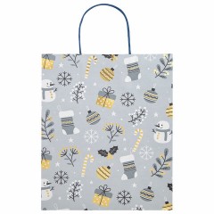 Пакет подарочный НАБОР 4 штуки новогодний 26x32x13 см, "Kraft Large", ЗОЛОТАЯ СКАЗКА, 592133 Пакет подарочный НАБОР 4 штуки новогодний 26x32x13 см, "Kraft Large", ЗОЛОТАЯ СКАЗКА, 592133 - фото 7