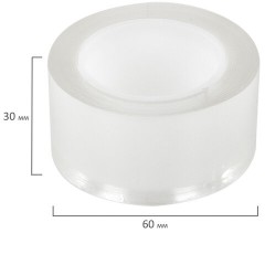 Многоразовая двухсторонняя прозрачная крепежная лента, скотч NANO tape, 2 м x 3 см, толщина 1 мм, WBZ (ВБЗ), 700425 Многоразовая двухсторонняя прозрачная крепежная лента, скотч NANO tape, 2 м x 3 см, толщина 1 мм, WBZ (ВБЗ), 700425 - фото 7