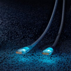 Кабель Type-C - Type-C, 1 м, 3 А, SMARTBUY, для быстрой зарядки и передачи данных, черный, FCTRANSP-BLACK - фото 2