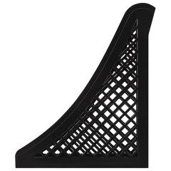 Лоток вертикальный для бумаг BRAUBERG ECO, 240х80х290 мм, сетчатый, черный, 239014 - фото 4