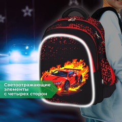 Рюкзак BRAUBERG KIDS MIND с пеналом в комплекте, 2 отделения, "Fiery Road", 40х28х18 см, 273177 Рюкзак BRAUBERG KIDS MIND с пеналом в комплекте, 2 отделения, "Fiery Road", 40х28х18 см, 273177 - фото 14