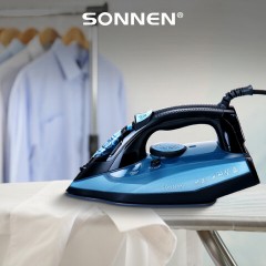 Утюг паровой SONNEN SI-2099, 2400 Вт, керамическое покрытие, антикапля, антинакипь, синий, 456996 - фото 18