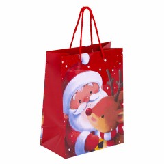 Пакет подарочный НАБОР 4 штуки, новогодний, 18х10х23 см, "Christmas Animals", ЗОЛОТАЯ СКАЗКА, 591956 - фото 3