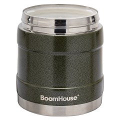 Термос 1 л для еды/напитков с широким горлом, BOOMHOUSE (БУМХАУС) RIBBED, контейнер, нержавеющая сталь SUS304, 700322 - фото 4