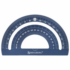 Набор чертежный металлический BRAUBERG (линейка 15 см, 2 треугольника, транспортир), 210816 Набор чертежный металлический BRAUBERG (линейка 15 см, 2 треугольника, транспортир), 210816 - фото 4