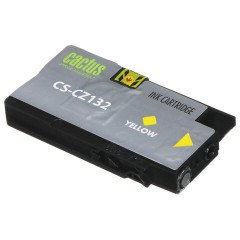 Картридж струйный CACTUS (CS-CZ132) для плоттеров HP DesignJet T120/T520, желтый - фото 3