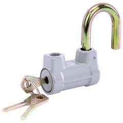 Замок навесной алюминиевый 60 мм цилиндрический "Стандарт", 3 ключа, RABBITEX (РАББИТЕКС), 671307 - фото 4