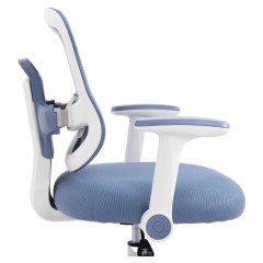Кресло детское с подставкой для ног BRABIX KIDS "MG-215", сетка/ткань TW, голубое, 533312 - фото 12