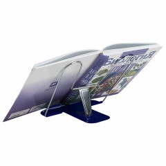 Подставка для книг и учебников BRAUBERG LINE+, металлическая, синяя, европодвес, 238071 Подставка для книг и учебников BRAUBERG LINE+, металлическая, синяя, европодвес, 238071 - фото 6