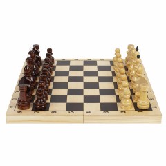 Шахматы турнирные, деревянные, лакированные, глянцевые, доска 40*40 см, ЗОЛОТАЯ СКАЗКА, 665363 - фото 15