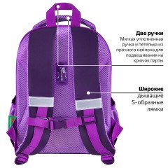 Ранец BRAUBERG KIDS START, 1 отделение, 2 кармана, "Sweet cheeks", велюровая панель, 35х26х13см, 272093 Ранец BRAUBERG KIDS START, 1 отделение, 2 кармана, "Sweet cheeks", велюровая панель, 35х26х13см, 272093 - фото 16