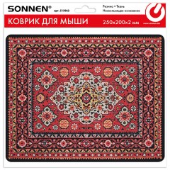 Коврик для мыши SONNEN "USSR" резина + ткань, 250х200х2 мм, 513962 - фото 6