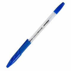 Ручка шариковая с грипом BRAUBERG "ULTRA GT", СИНЯЯ, корпус прозрачный, линия 0,5 мм, 144051 - фото 3