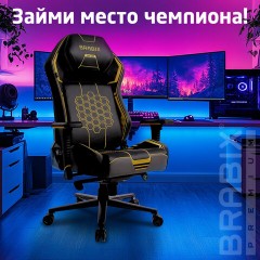 Кресло BRABIX PREMIUM "Tanos GM-180", мультиблок, 4D подлокотники, литой поролон, черное/желтое, 532953 Кресло BRABIX PREMIUM "Tanos GM-180", мультиблок, 4D подлокотники, литой поролон, черное/желтое, 532953 - фото 16