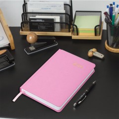 Ежедневник датированный 2026, А5, 138x213 мм, BRAUBERG "Select", балакрон, розовый, 117089 - фото 5